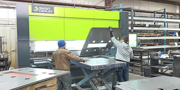 New London Fabrication plasma cutting table