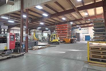 New London Fabrication shop floor